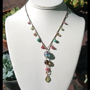 Cookie Lee  glass necklace